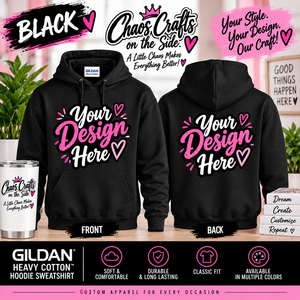 Your Design, Your Hoodie | Custom Printed Sweatshirt