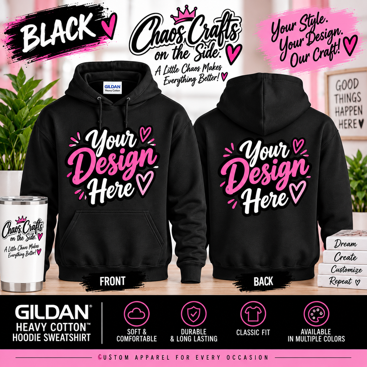 Your Design, Your Hoodie | Custom Printed Sweatshirt