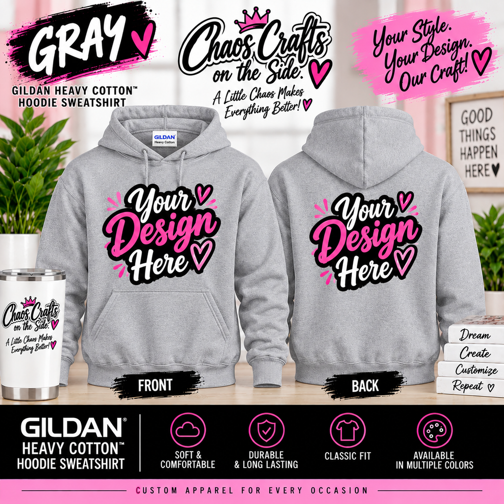 Your Design, Your Hoodie | Custom Printed Sweatshirt