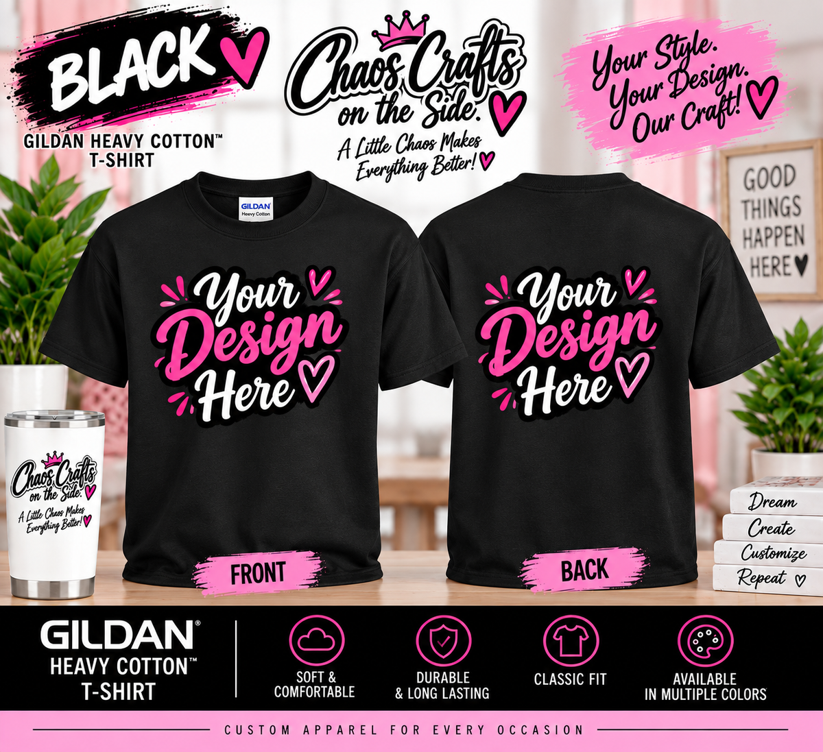 Your Design, Your T-Shirt | Custom Printed T-Shirt