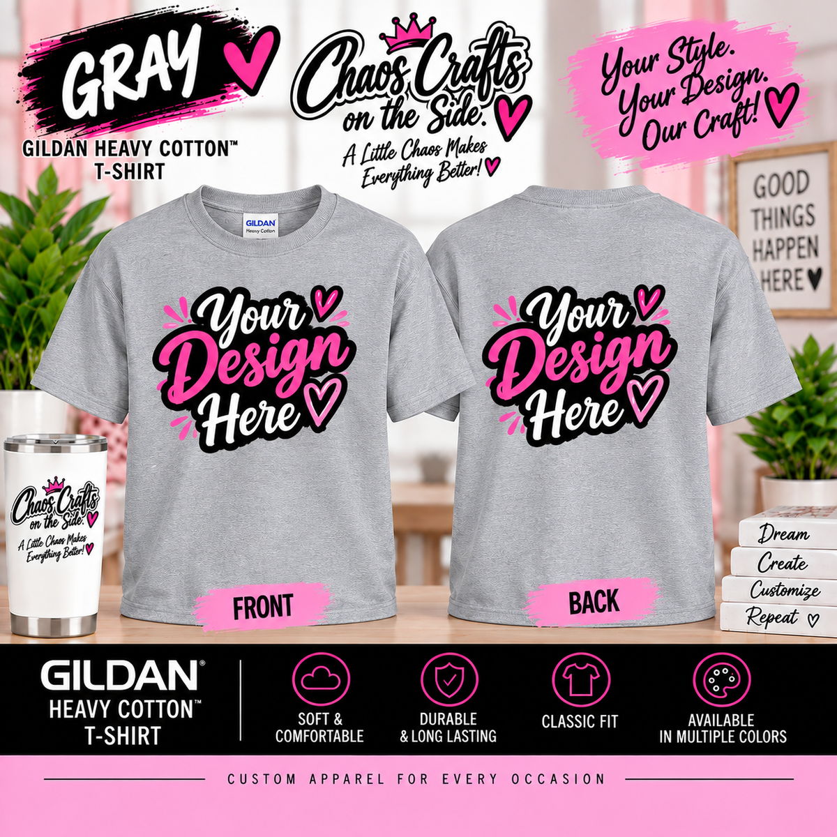 Your Design, Your T-Shirt | Custom Printed T-Shirt