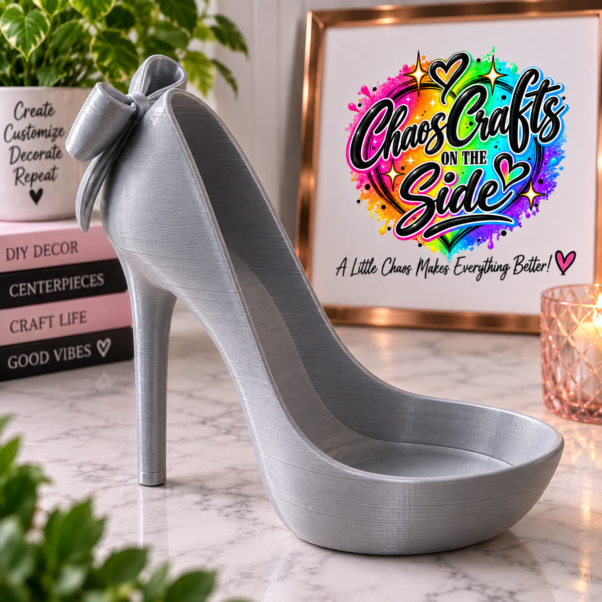 The Statement Heel | DIY Centerpiece & Decor