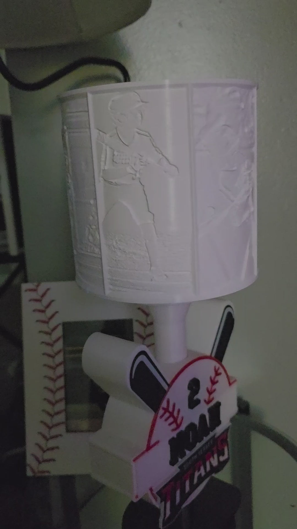 Custom Player Sports Desk Lamp