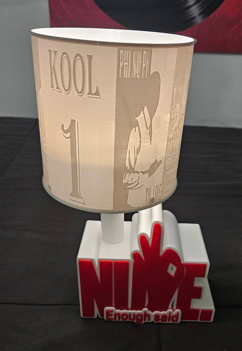 Enough Said Keepsake Lamp